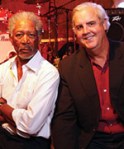 Morgan Freeman and Bill Luckett (Delta Blues Museum)